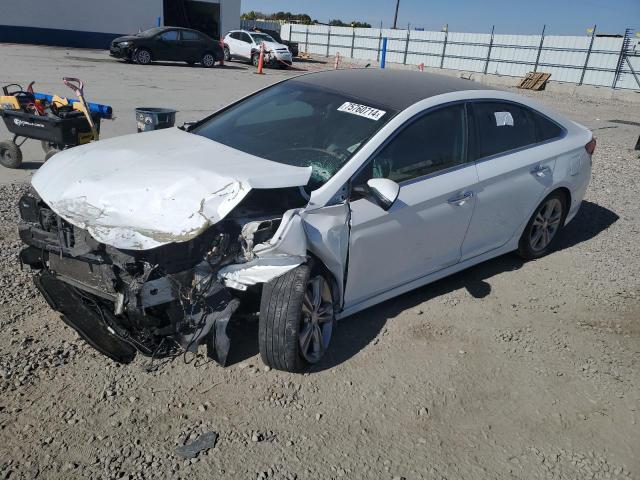 5NPE34AFXJH661319 - 2018 HYUNDAI SONATA SPORT WHITE photo 1