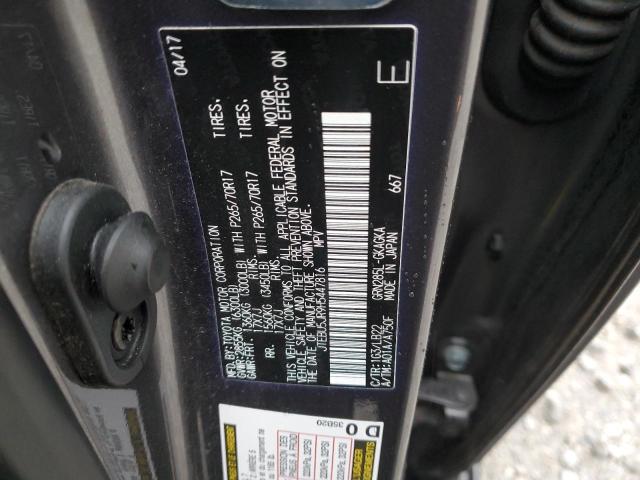 JTEBU5JR9H5447816 - 2017 TOYOTA 4RUNNER SR5/SR5 PREMIUM 灰色 照片 13