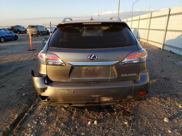 JTJBC1BA1D2056807 - 2013 LEXUS RX 450 GRAY photo 6