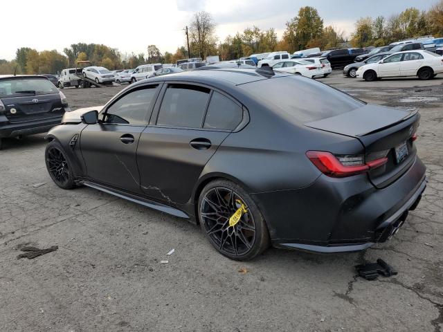 WBS43AY01NFL68526 - 2022 BMW M3 COMPETITION შავი ფოტო 2