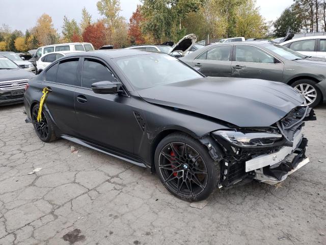 WBS43AY01NFL68526 - 2022 BMW M3 COMPETITION შავი ფოტო 4