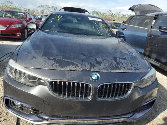 WBA4Z1C54KEE48686 - 2019 BMW 430I GRAY photo 5