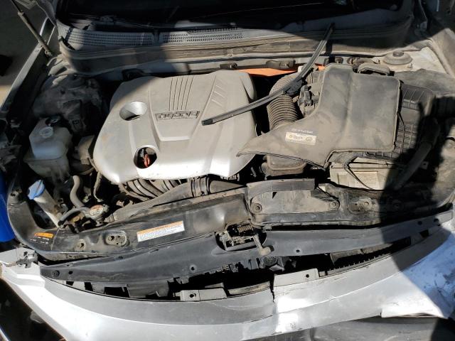 KMHEC4A47EA108781 - 2014 HYUNDAI SONATA HYBRID SILVER photo 11