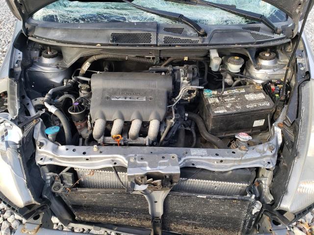 JHMGD37607S054880 - 2007 HONDA FIT S ნაცრისფერი ფოტო 11