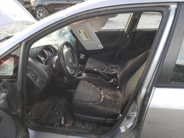 JHMGD37607S054880 - 2007 HONDA FIT S ნაცრისფერი ფოტო 7