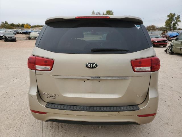 KNDMB5C10H6266639 - 2017 KIA SEDONA LX GOLD photo 6