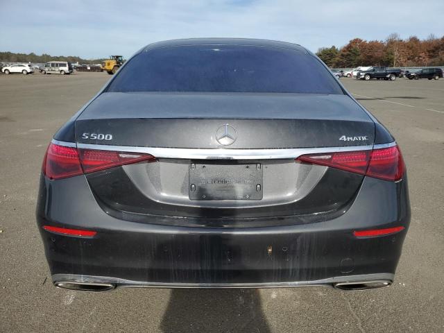 W1K6G6DB2NA116537 - 2022 MERCEDES-BENZ S 500 4MATIC GRAY photo 6