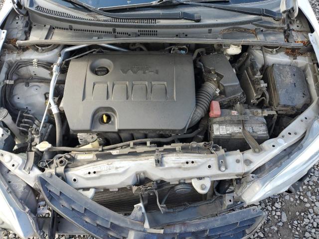 2T1BURHE4EC076688 - 2014 TOYOTA COROLLA L SILVER photo 11