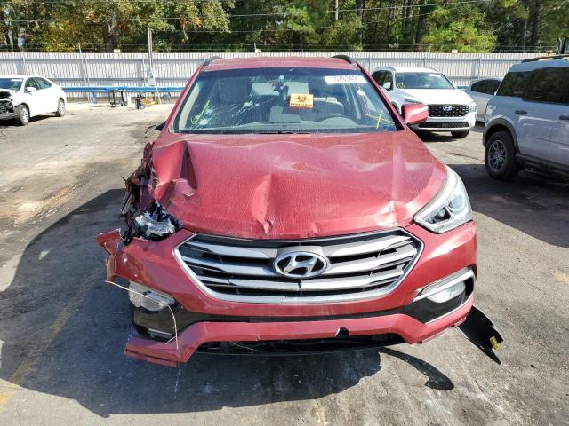 5XYZU3LB9JG508246 - 2018 HYUNDAI SANTA FE S MAROON photo 5