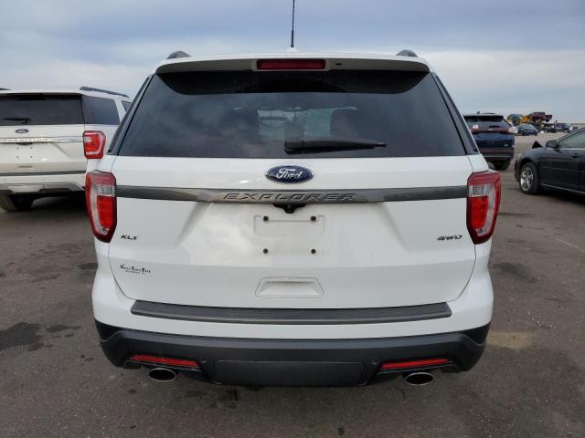 1FM5K8D86KGB39683 - 2019 FORD EXPLORER XLT WHITE photo 6