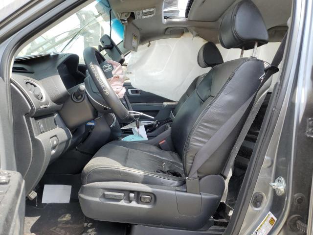 5FNYF38529B008957 - 2009 HONDA PILOT EXL GRAY photo 7