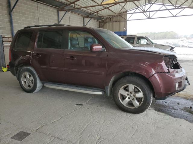 5FNYF3H67BB023369 - 2011 HONDA PILOT EXL BURGUNDY photo 4