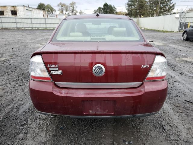 1MEHM43W08G613977 - 2008 MERCURY SABLE PREMIER RED photo 6