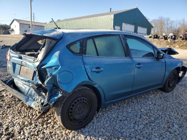 4S3GTAA65K3735217 - 2019 SUBARU IMPREZA BLUE photo 3