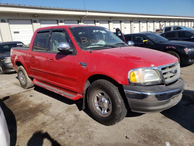 1FTRW07692KA23770 - 2002 FORD F150 SUPERCREW RED photo 4