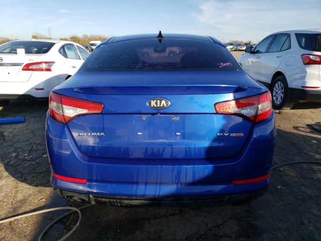 5XXGR4A69DG139708 - 2013 KIA OPTIMA SX BLUE photo 6