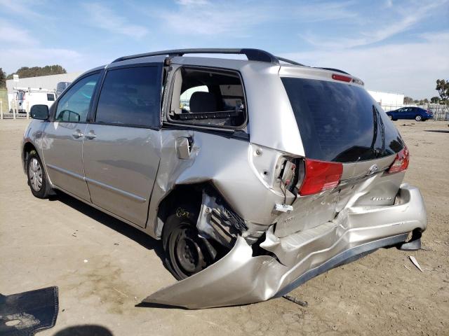 5TDZA23C25S323704 - 2005 TOYOTA SIENNA CE SILVER photo 2