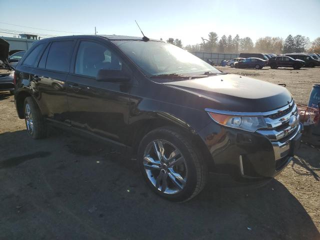 2FMDK3JCXDBE36098 - 2013 FORD EDGE SEL BLACK photo 4