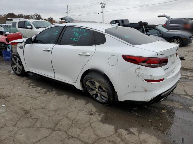 5XXGT4L38LG403987 - 2020 KIA OPTIMA LX WHITE photo 2