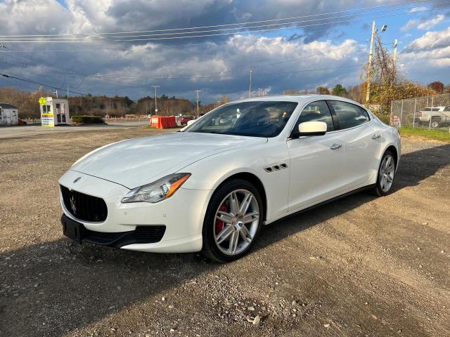 ZAM56RRA5E1106512 - 2014 MASERATI QUATTROPOR S WHITE photo 2