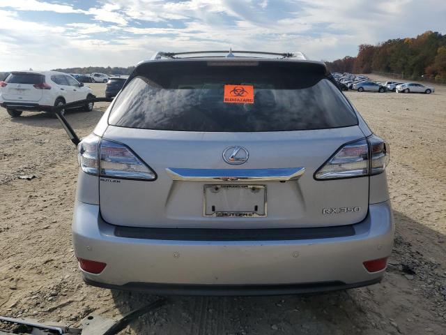 2T2ZK1BA3CC069042 - 2012 LEXUS RX 350 SILVER photo 6