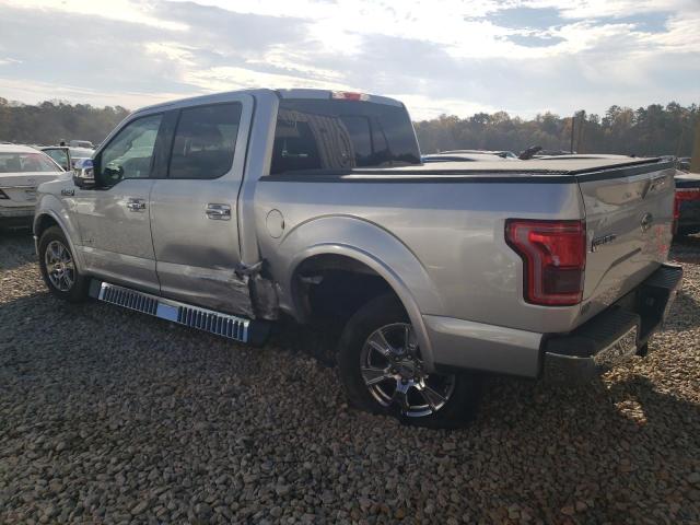 1FTEW1CP4GFB41423 - 2016 FORD F150 SUPERCREW SILVER photo 2