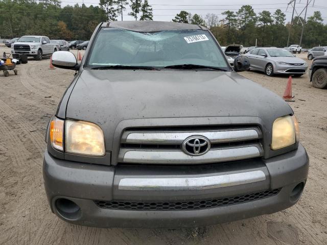 5TBRN34124S449270 - 2004 TOYOTA TUNDRA ACCESS CAB SR5 GRAY photo 5