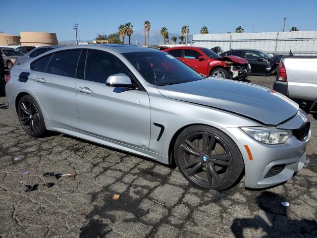 WBA4B1C53FD955401 - 2015 BMW 435 I GRAN COUPE SILVER photo 4