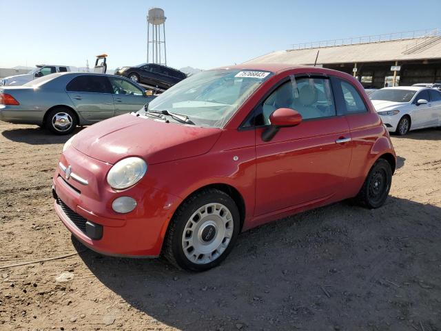 3C3CFFAR1FT545362 - 2015 FIAT 500 POP RED photo 1