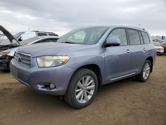 JTEEW44A092034354 - 2009 TOYOTA HIGHLANDER HYBRID LIMITED SILVER photo 1