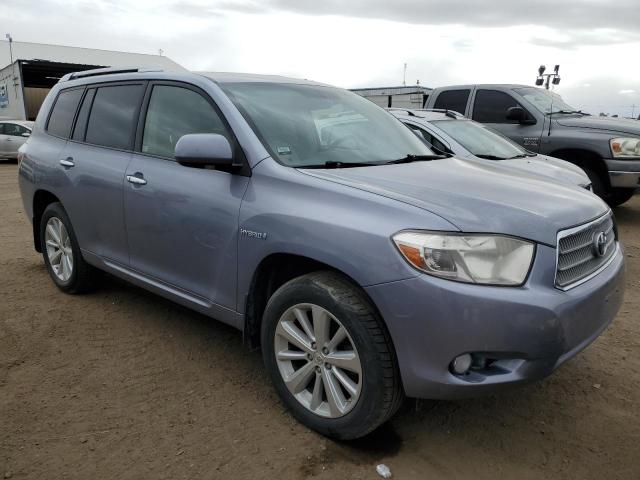 JTEEW44A092034354 - 2009 TOYOTA HIGHLANDER HYBRID LIMITED SILVER photo 4