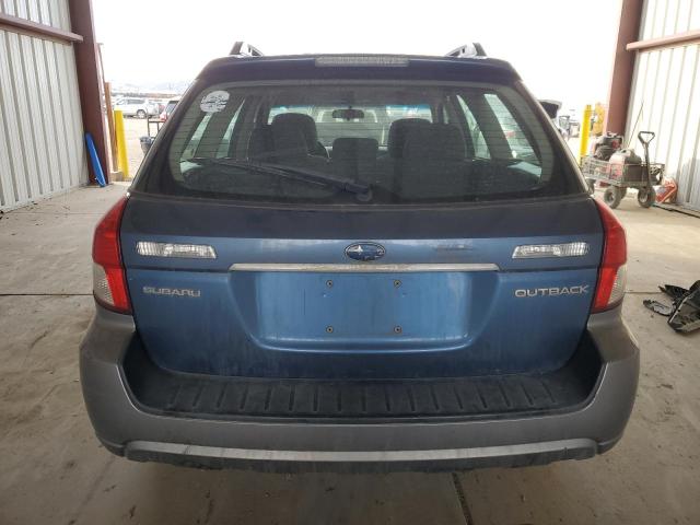 4S4BP60C387311101 - 2008 SUBARU OUTBACK BLUE photo 6