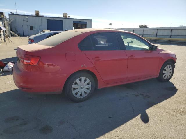 3VW2K7AJ5FM339357 - 2015 VOLKSWAGEN JETTA BASE RED photo 3