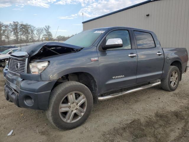 5TFHY5F16AX140958 - 2010 TOYOTA TUNDRA CREWMAX LIMITED CHARCOAL photo 1