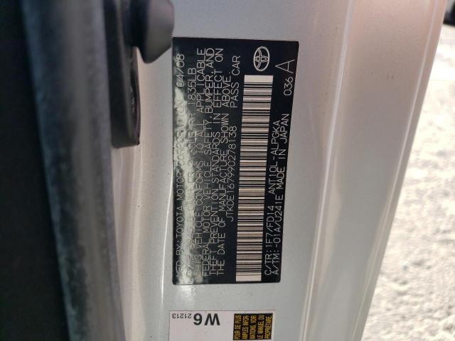 JTKDE167990278138 - 2009 TOYOTA SCION TC 银色 照片 12