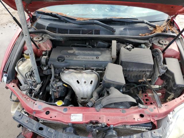 4T1BE46K48U248374 - 2008 TOYOTA CAMRY CE RED photo 11