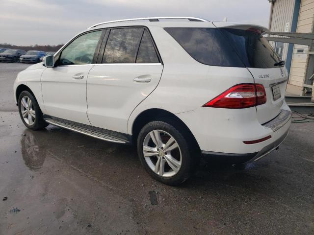 4JGDA5HB0EA362103 - 2014 MERCEDES-BENZ ML 350 4MATIC WHITE photo 2