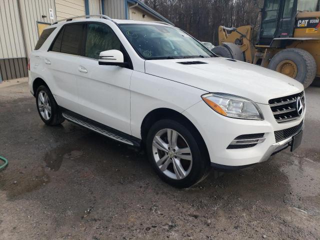 4JGDA5HB0EA362103 - 2014 MERCEDES-BENZ ML 350 4MATIC WHITE photo 4