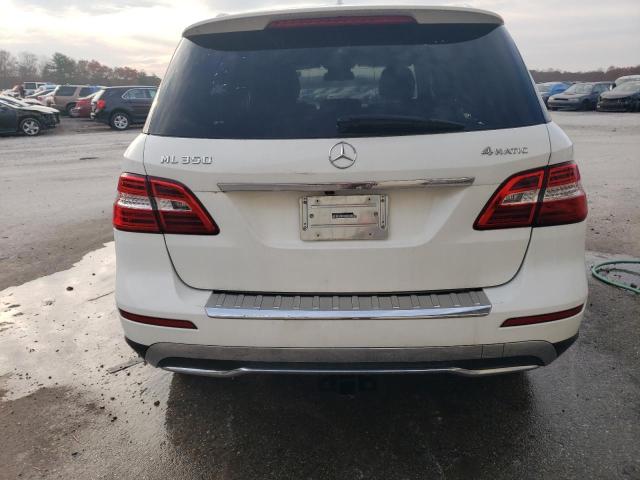 4JGDA5HB0EA362103 - 2014 MERCEDES-BENZ ML 350 4MATIC WHITE photo 6