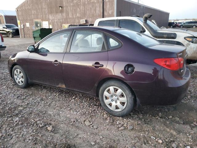 KMHDU46D27U270059 - 2007 HYUNDAI ELANTRA GLS PURPLE photo 2