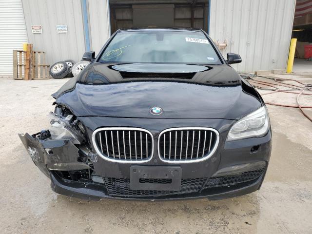 WBAYE8C53DDE22479 - 2013 BMW 750 LI BLACK photo 5