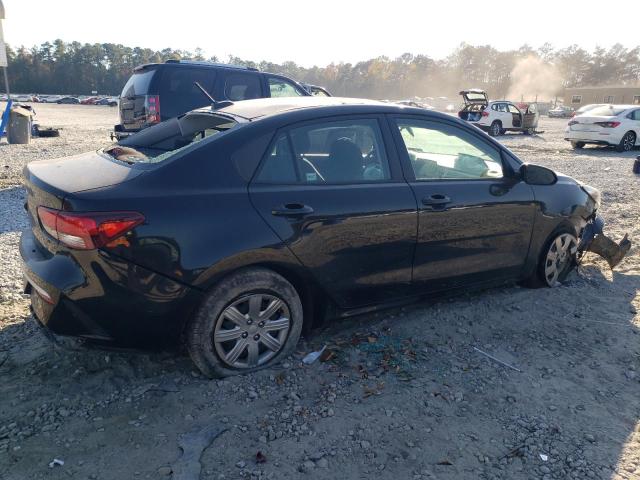 3KPA24AD8NE449836 - 2022 KIA RIO LX BLACK photo 3