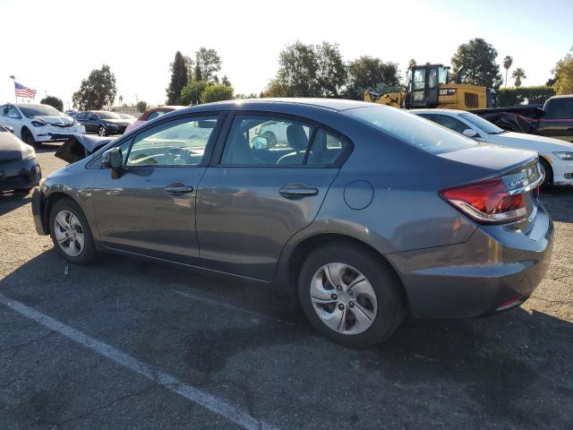 19XFB2F57DE250187 - 2013 HONDA CIVIC LX GRAY photo 2