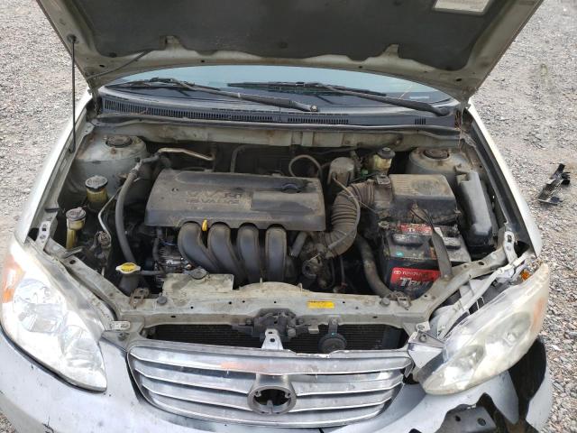 2T1BR32E04C188264 - 2004 TOYOTA COROLLA CE SILVER photo 11