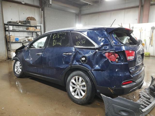 5XYPG4A57HG201721 - 2017 KIA SORENTO LX BLUE photo 2