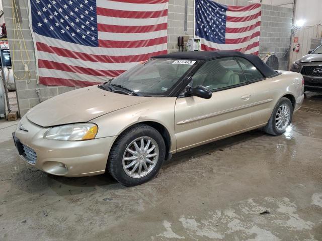 1C3EL65U11N592674 - 2001 CHRYSLER SEBRING LIMITED GOLD photo 1