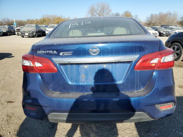 3N1AB7AP0HY240558 - 2017 NISSAN SENTRA S BLUE photo 6