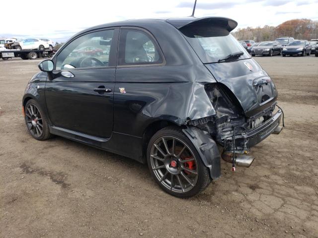 3C3CFFFH7DT642059 - 2013 FIAT 500 ABARTH BLACK photo 2