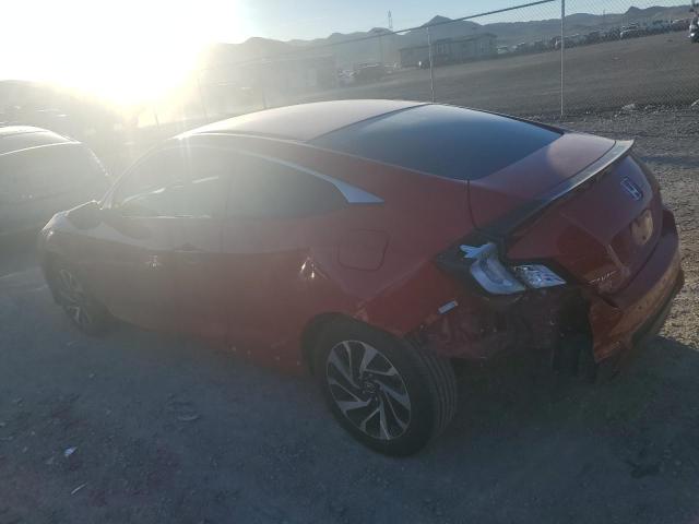 2HGFC4B55JH305929 - 2018 HONDA CIVIC LX RED photo 2