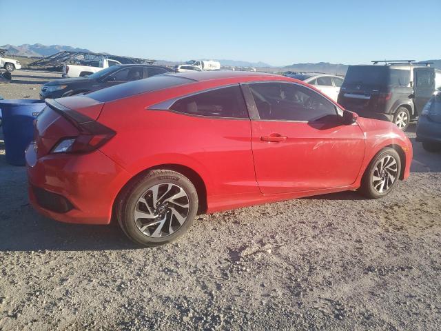 2HGFC4B55JH305929 - 2018 HONDA CIVIC LX RED photo 3